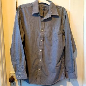 Mens Eddie Bauer Button Up Long Sleeve Shirt, Size S